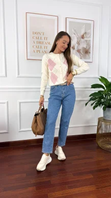 Jeansowe spodnie Vibe mom fit denim