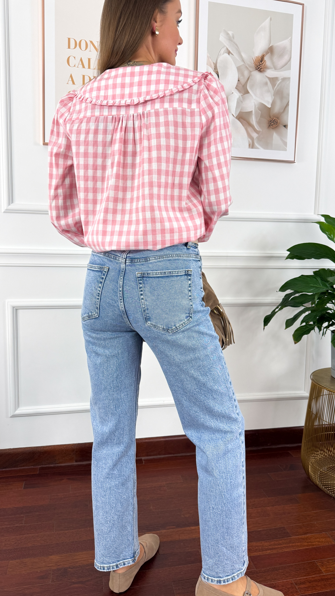 Bawełniana koszula Bell różowa