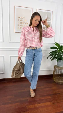 Jeansowe spodnie Jemma straight leg