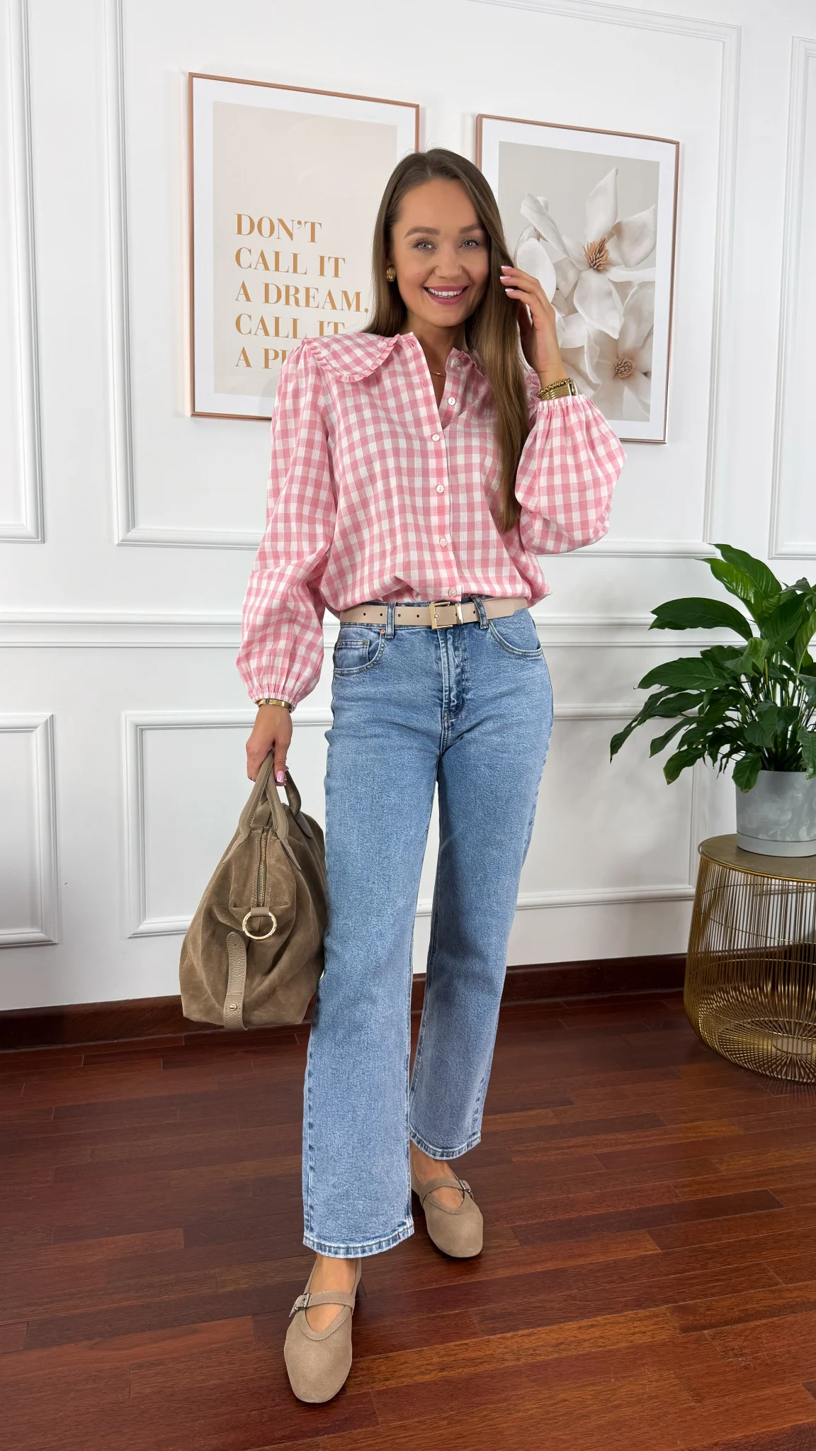 Jeansowe spodnie Jemma straight leg