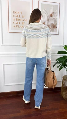 Spodnie Betty wide leg denim