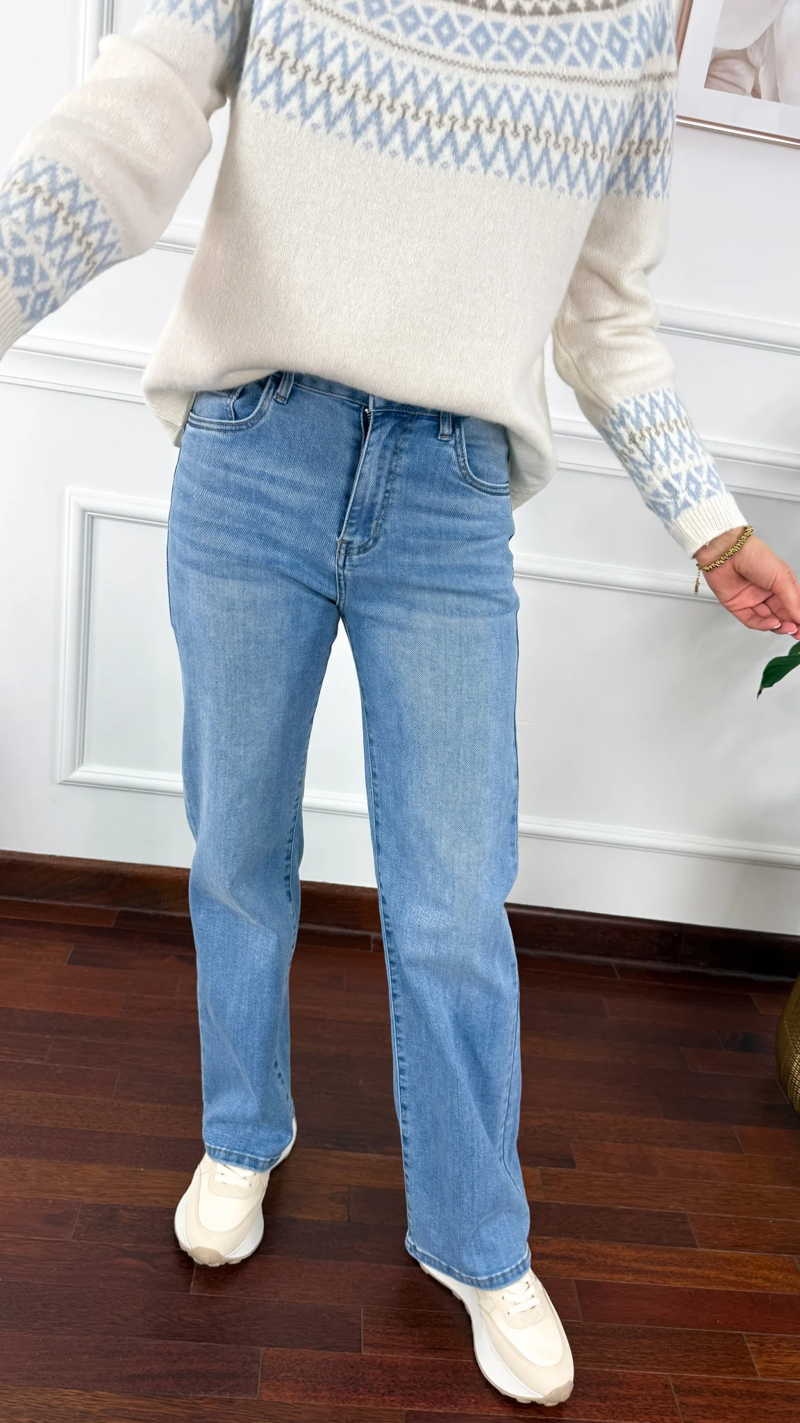 Spodnie Betty wide leg denim