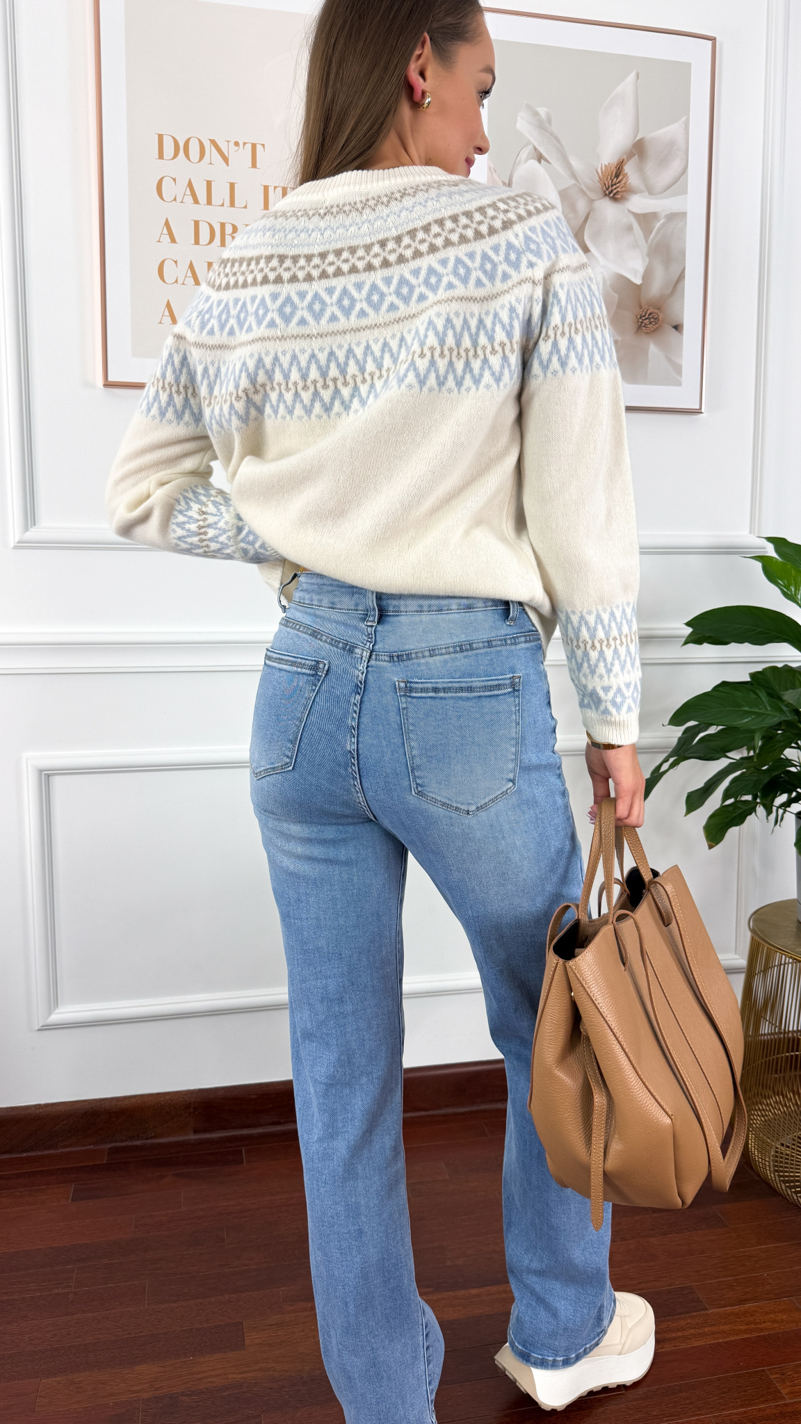 Spodnie Betty wide leg denim