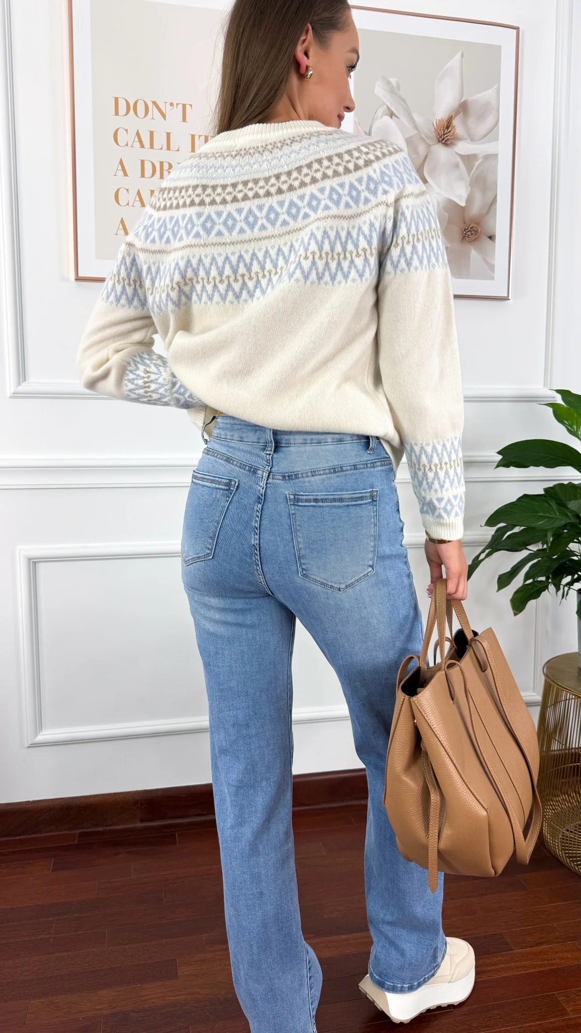 Spodnie Betty wide leg denim