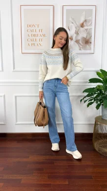 Spodnie Betty wide leg denim