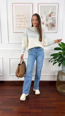 Spodnie Betty wide leg denim