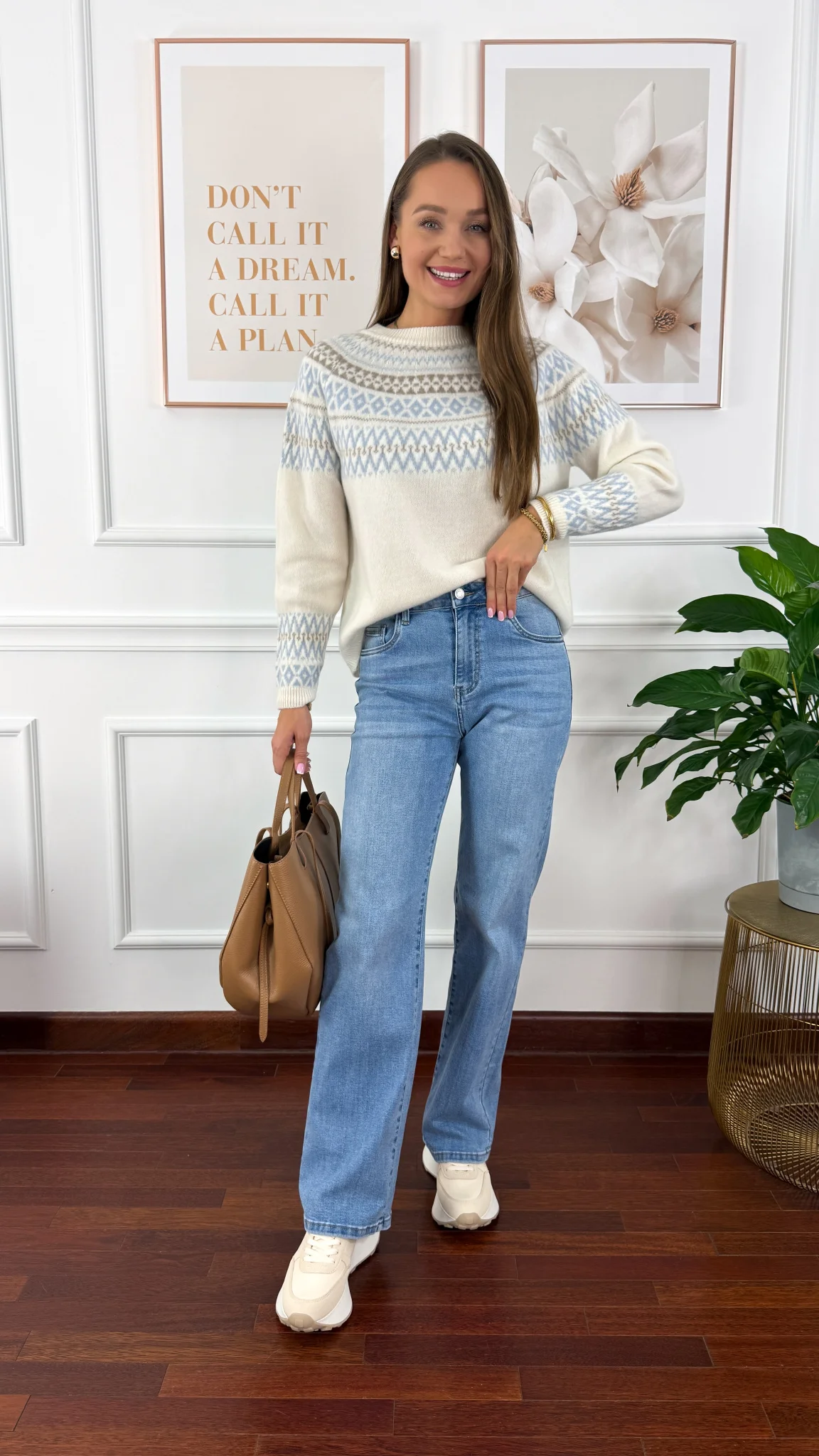 Spodnie Betty wide leg denim