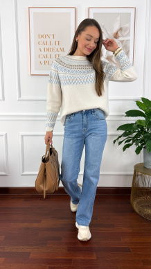 Spodnie Betty wide leg denim