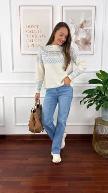 Spodnie Betty wide leg denim