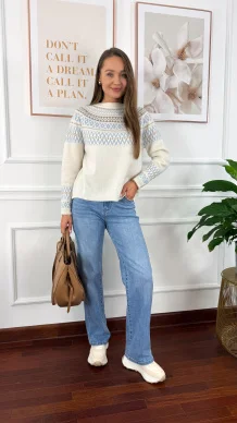 Spodnie Betty wide leg denim