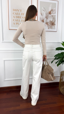 Wiskozowa bluzka Lola ecru