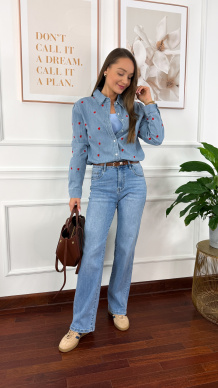 Bawełniana koszula Novel denim