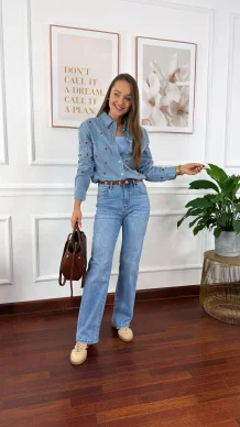 Bawełniana koszula Novel denim