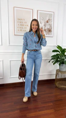 Bawełniana koszula Novel denim