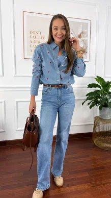 Bawełniana koszula Novel denim