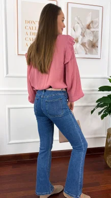 Spodnie dzwony Wendy denim