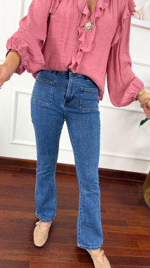 Spodnie dzwony Wendy denim