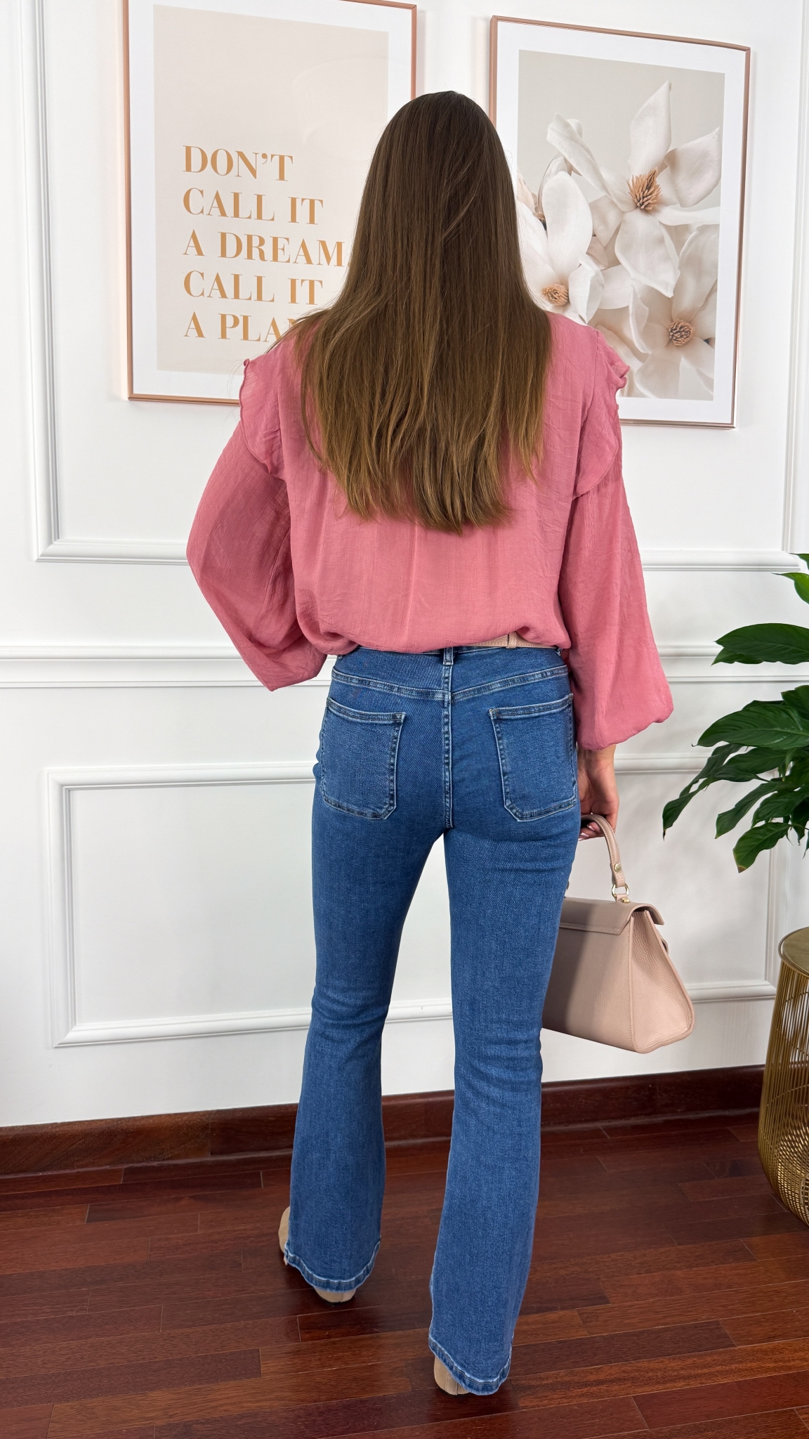 Spodnie dzwony Wendy denim