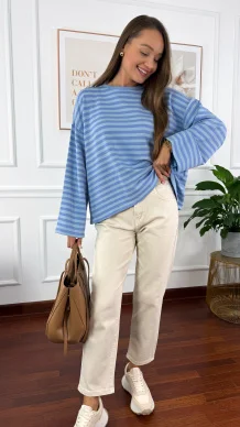 Materiałowe spodnie Abia beżowe