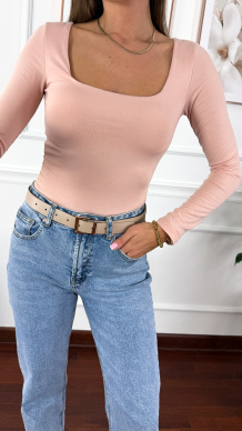 Wiskozowa bluzka Lola łososiowa