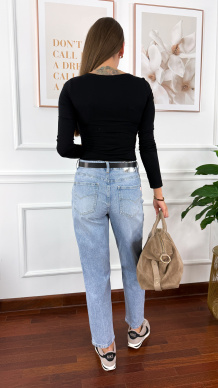 Wiskozowa bluzka Lola czarna