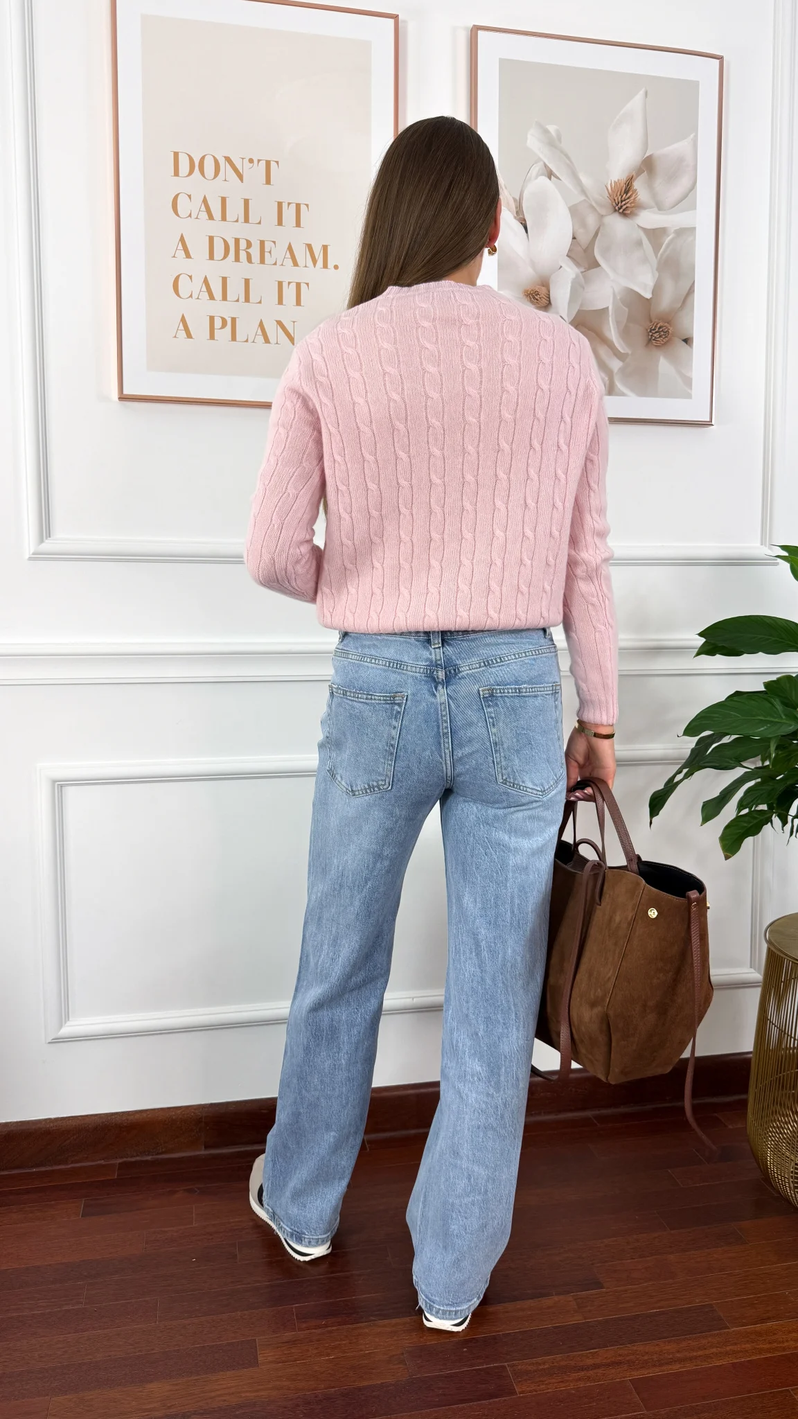 Wełniany sweter Alice różowy