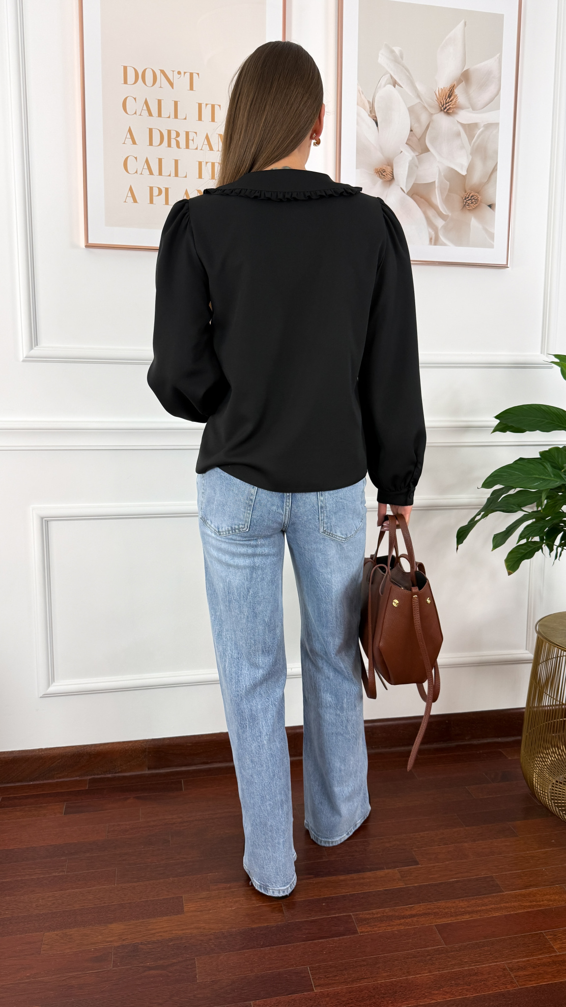 Wiskozowa koszula Evi czarna