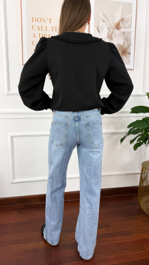 Spodnie Leda wide leg denim