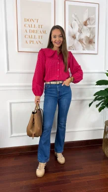 Spodnie dzwony Rose denim