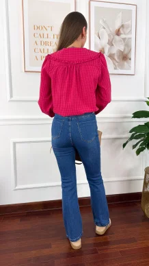 Spodnie dzwony Rose denim