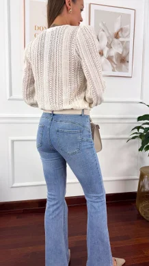 Spodnie dzwony Jose denim