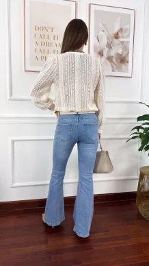 Spodnie dzwony Jose denim