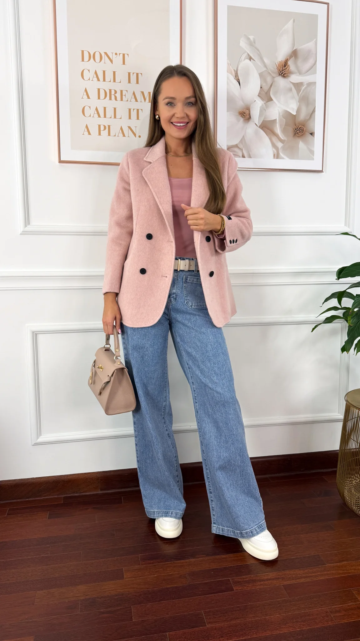 Spodnie Kristy wide leg denim