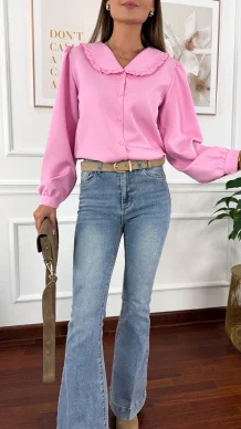 Spodnie dzwony Violetta denim