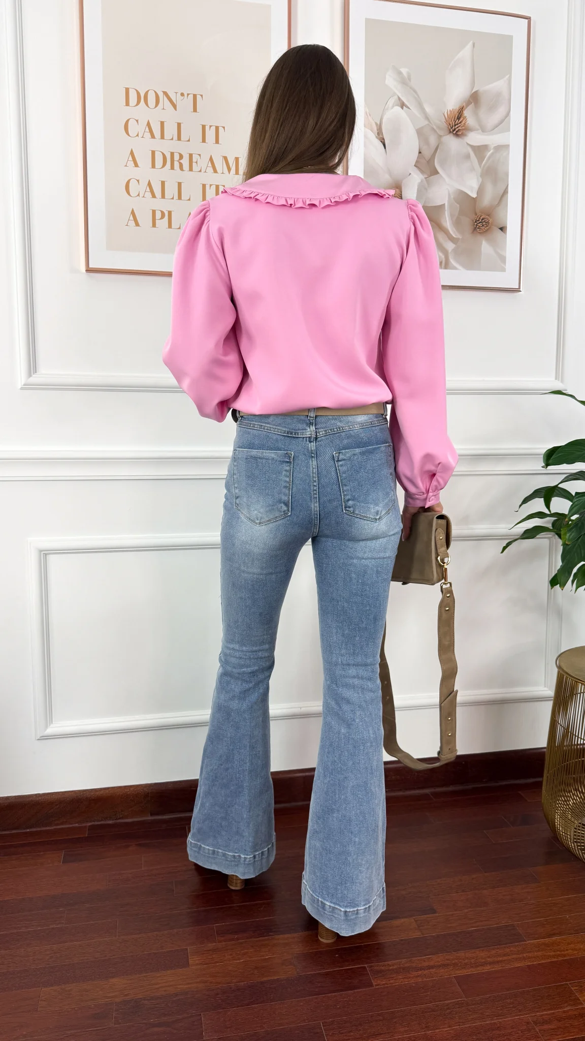 Spodnie dzwony Violetta denim