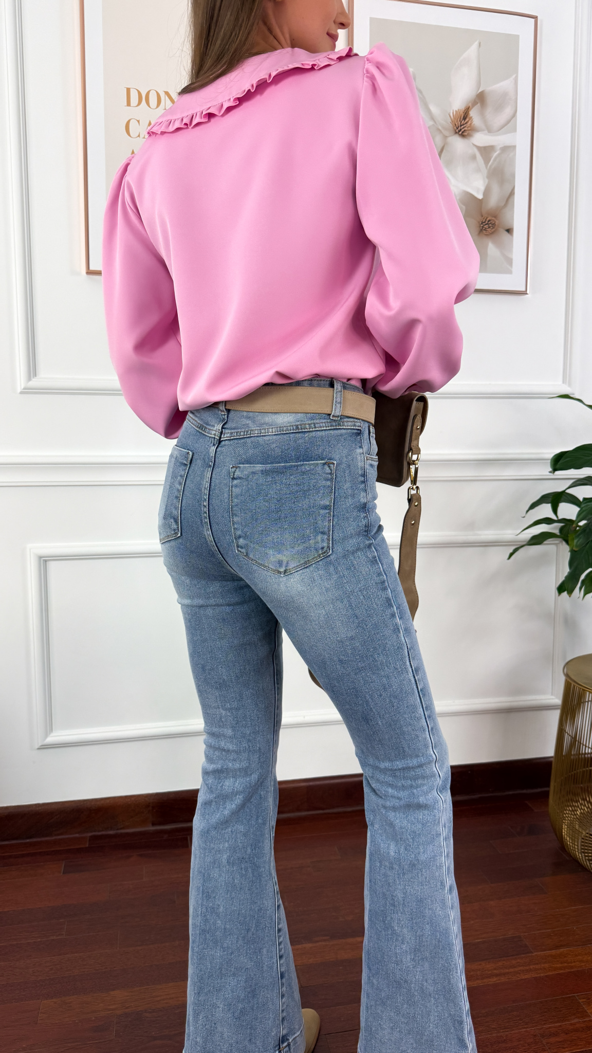 Spodnie dzwony Violetta denim