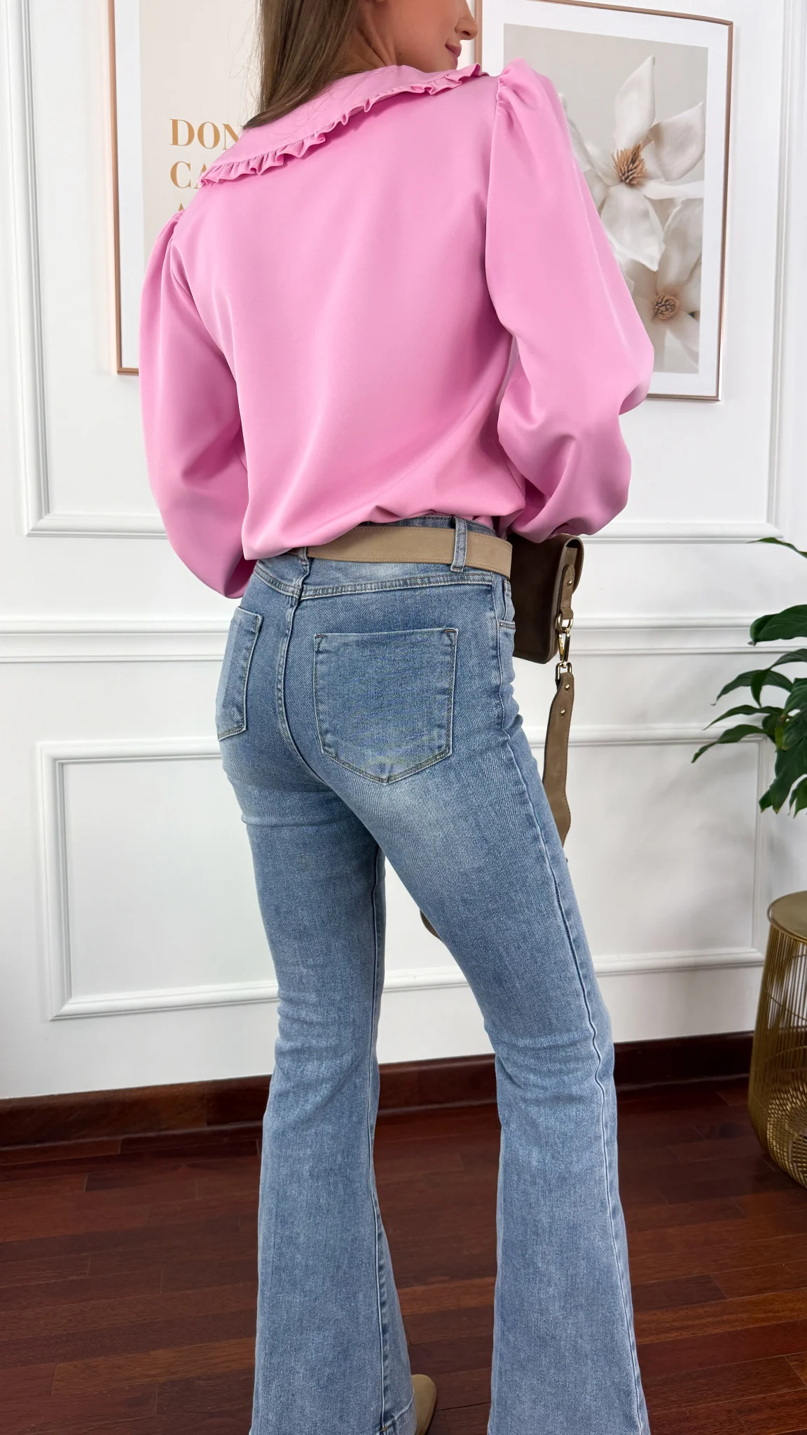 Spodnie dzwony Violetta denim