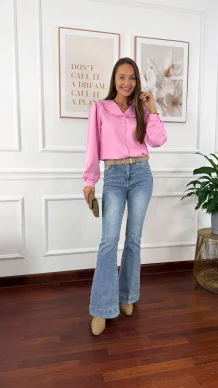 Spodnie dzwony Violetta denim