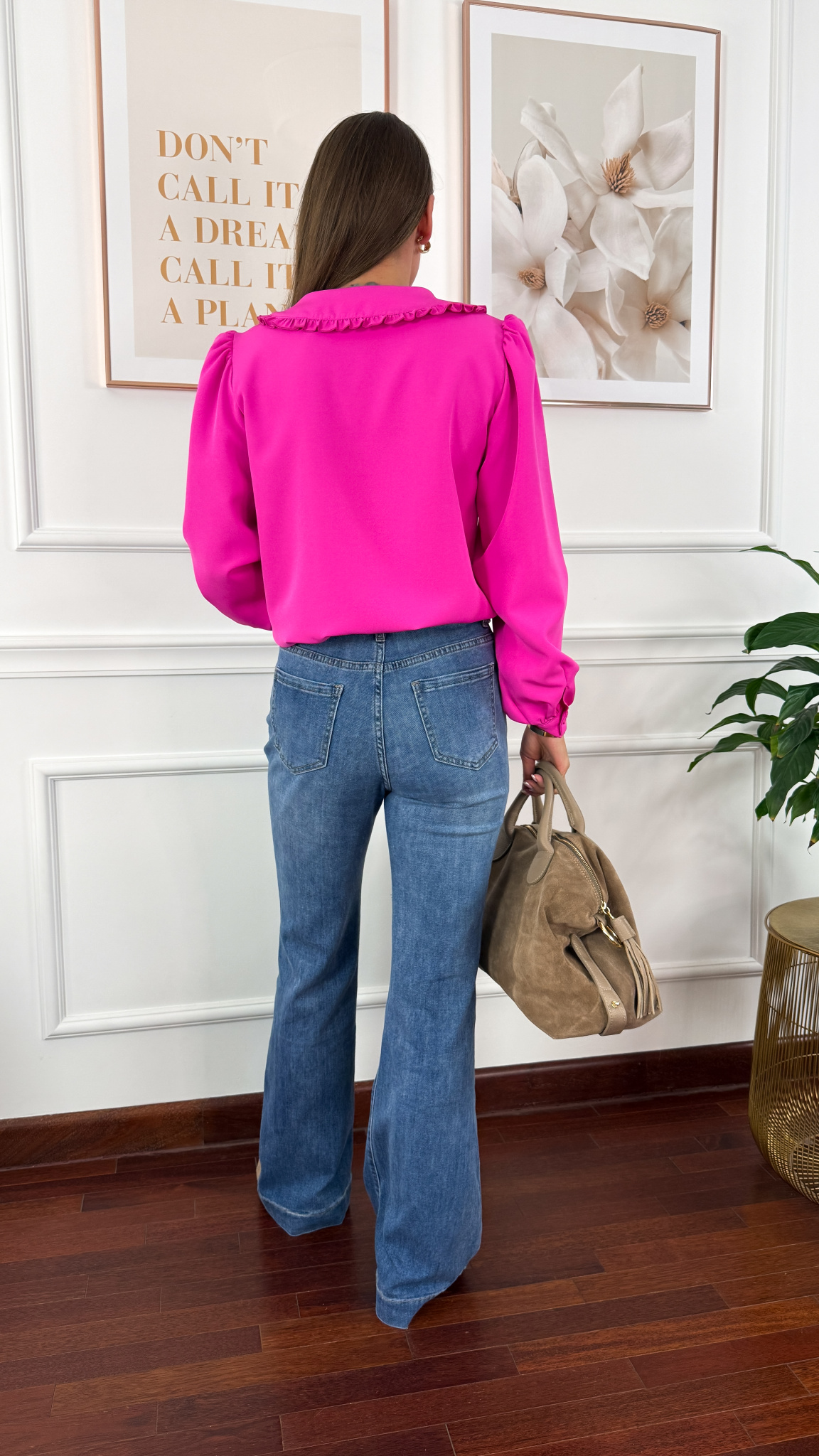 Spodnie dzwony Nivia denim