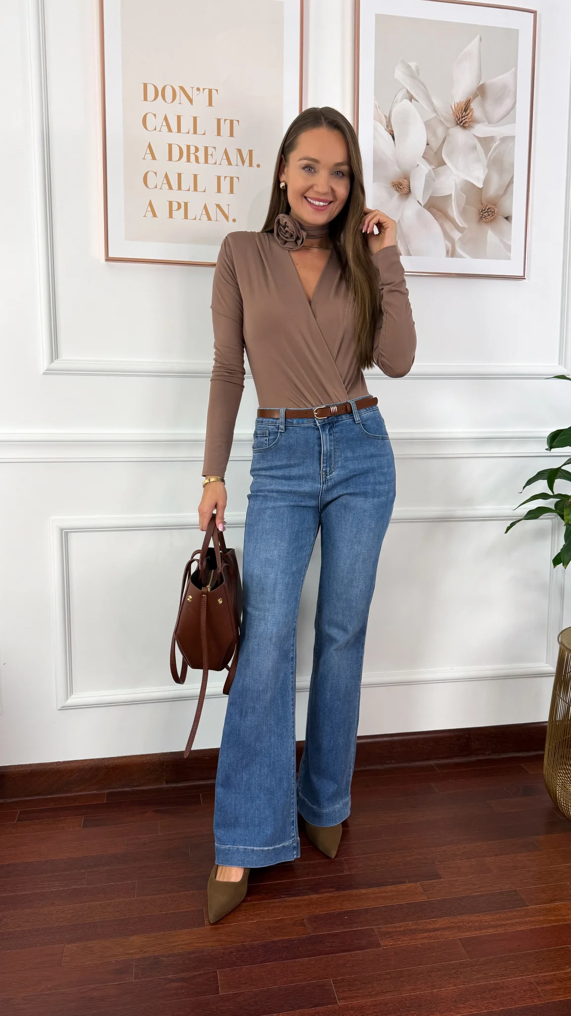 Wiskozowe body Elara cappuccino