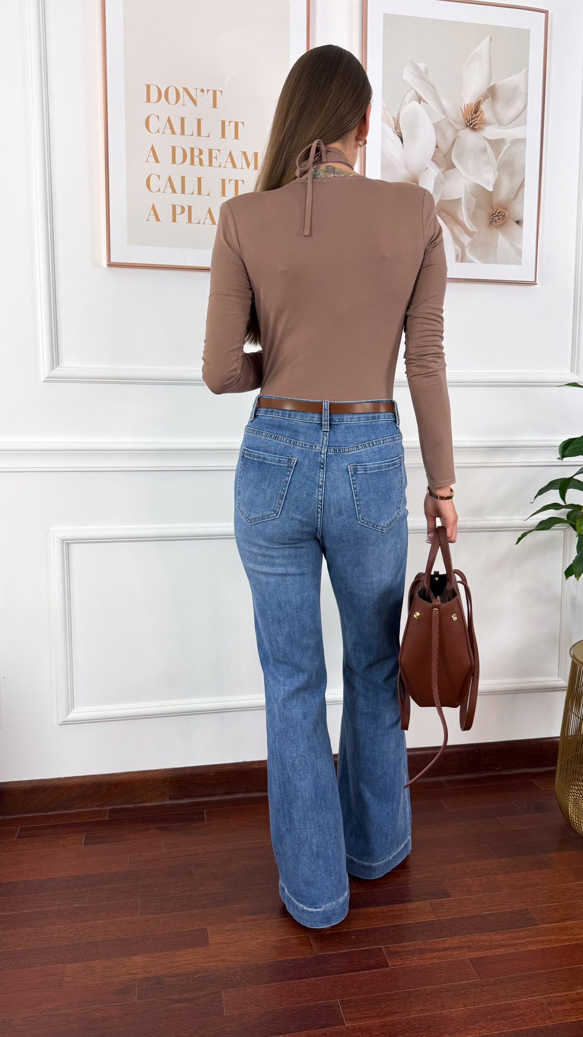 Wiskozowe body Elara cappucino