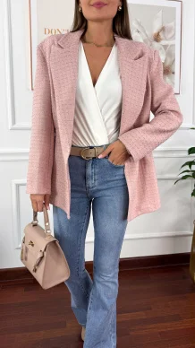 Marynarka Ginevra różowa