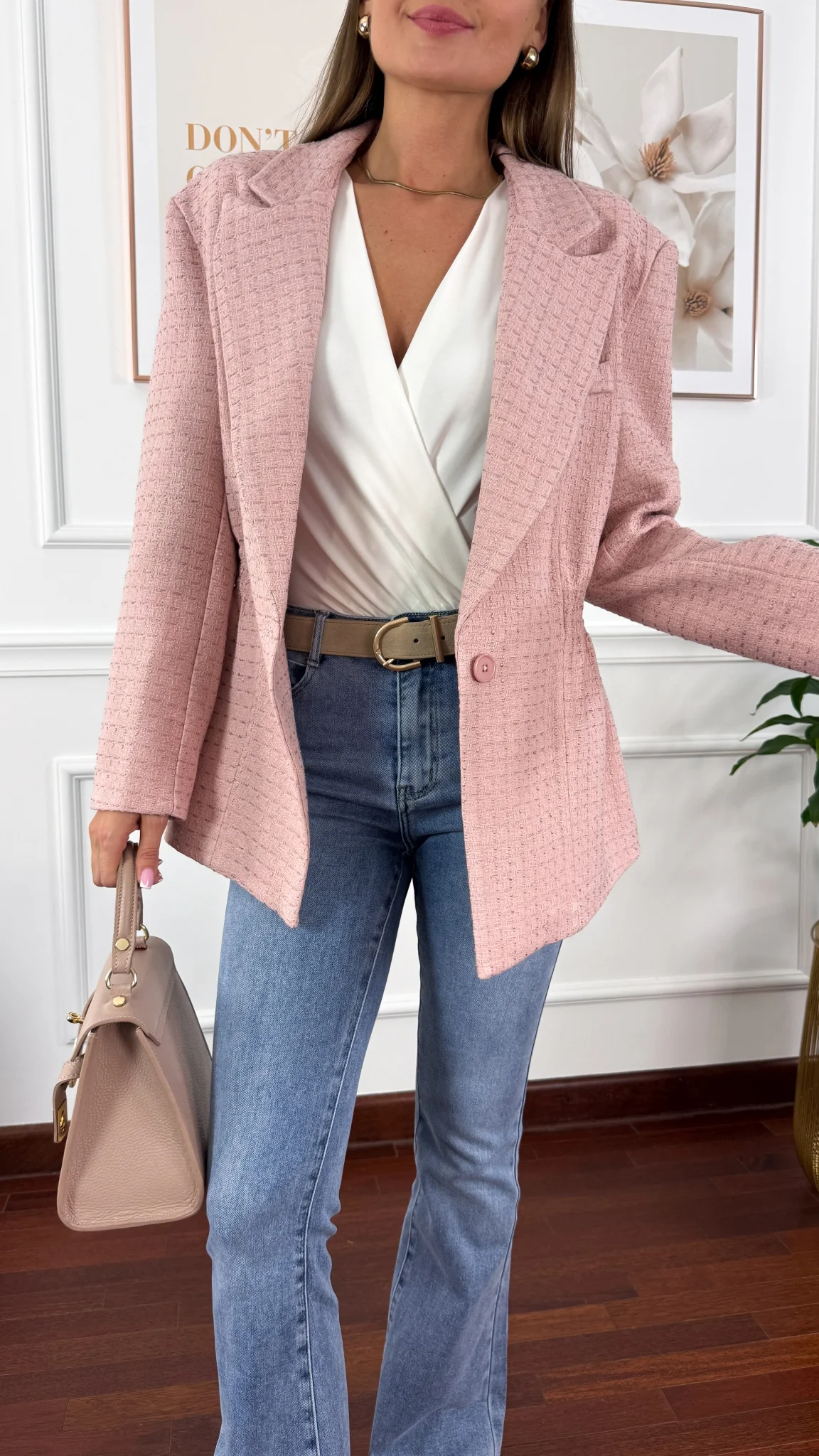 Marynarka Ginevra różowa