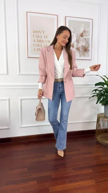 Marynarka Ginevra różowa