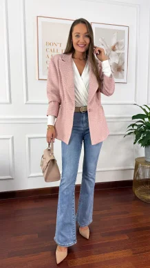 Marynarka Ginevra różowa