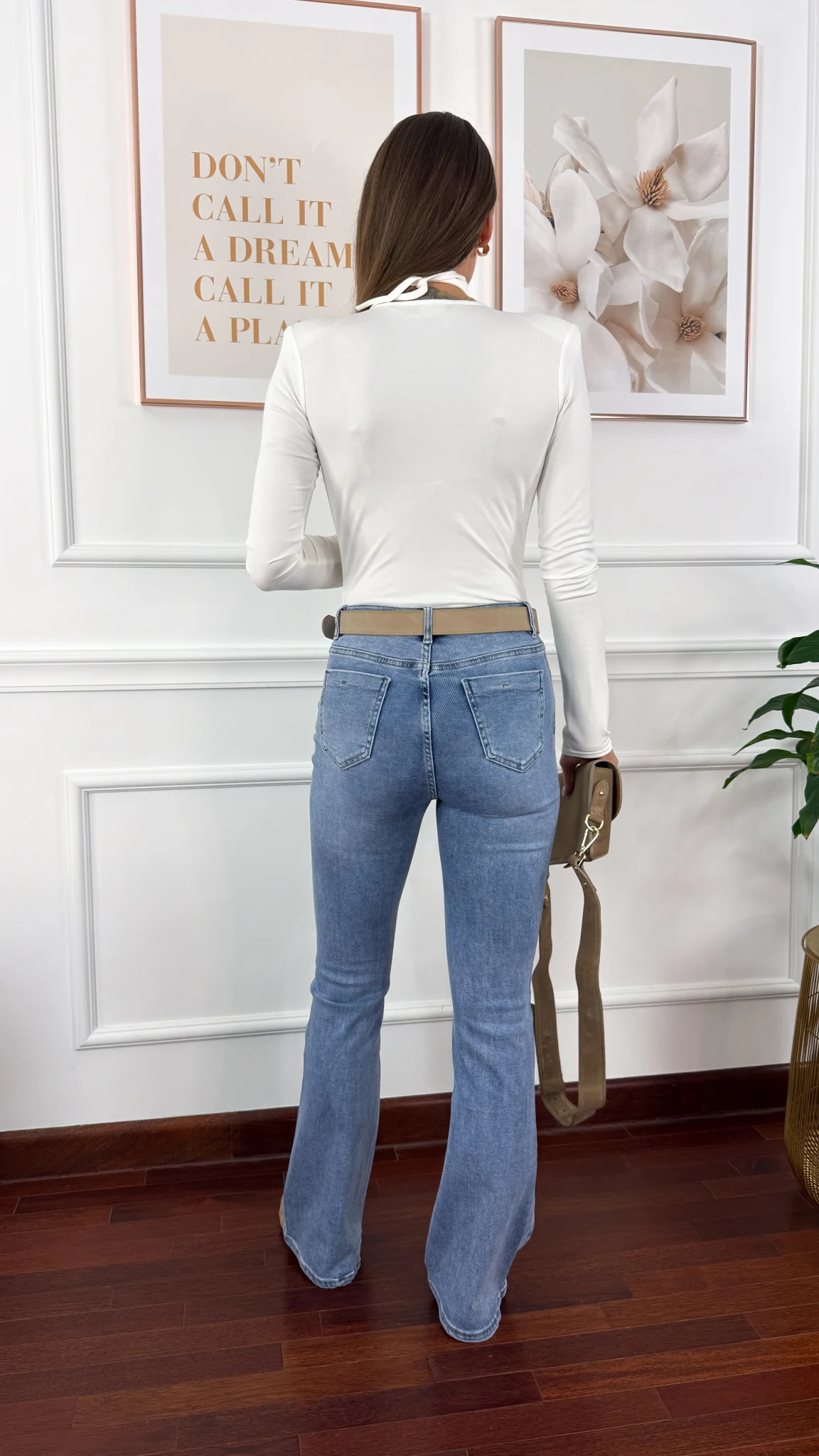 Spodnie dzwony Aurea denim