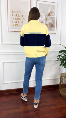 Sweter z wiskozą Sorell żółty