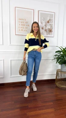 Spodnie mom fit Elea denim