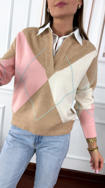 Sweter Melinda camel