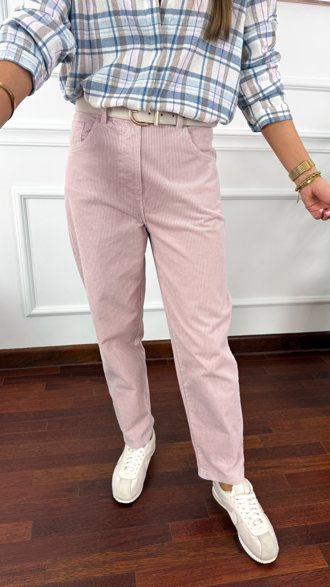 Bawełniane spodnie Sole różówe